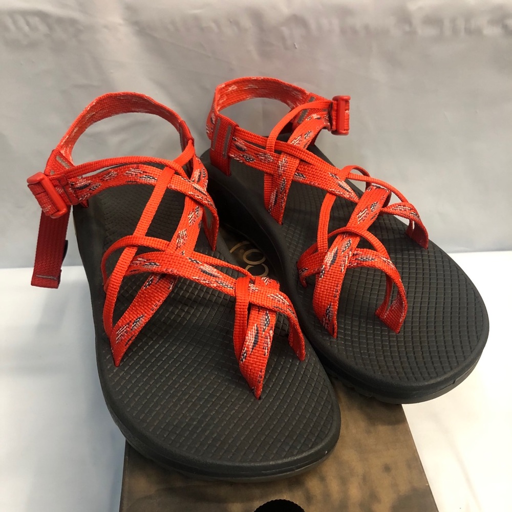 Womens CHACO X2 REMIX Placas Grenadine Red Sandal